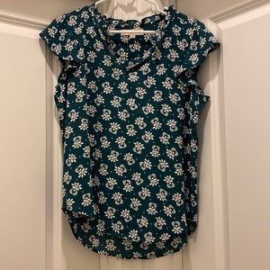Women’s Medium Loft Short Sleeve Floral Blouse